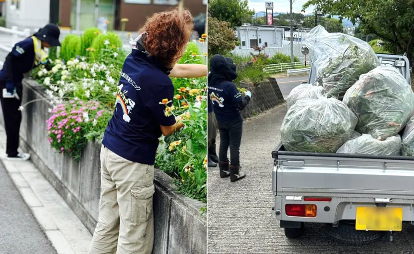 美化活動とクリニック内での環境整備に取り組みました（2024.8.18）